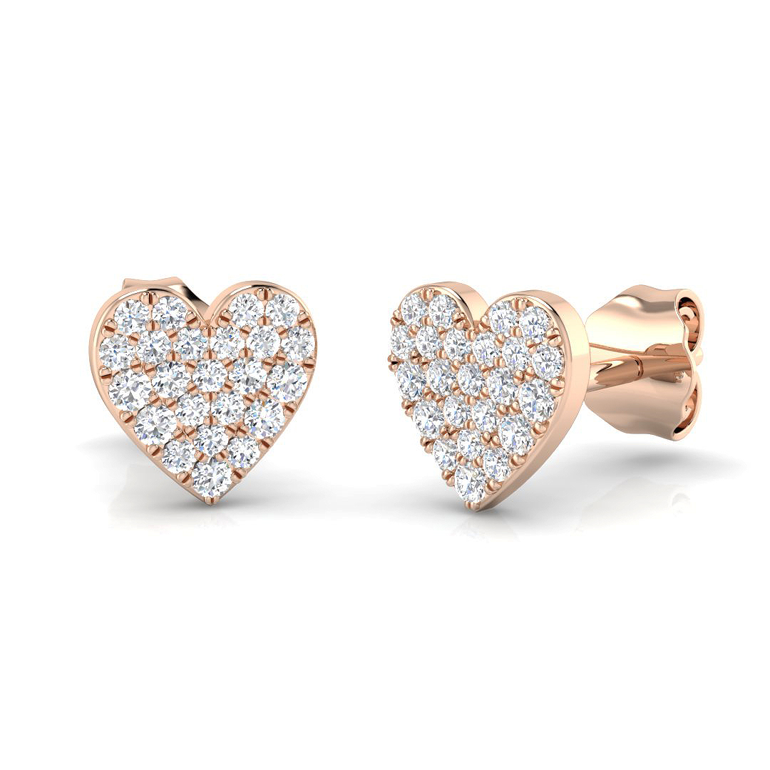0.2 ct Natural Diamond Round Earrings