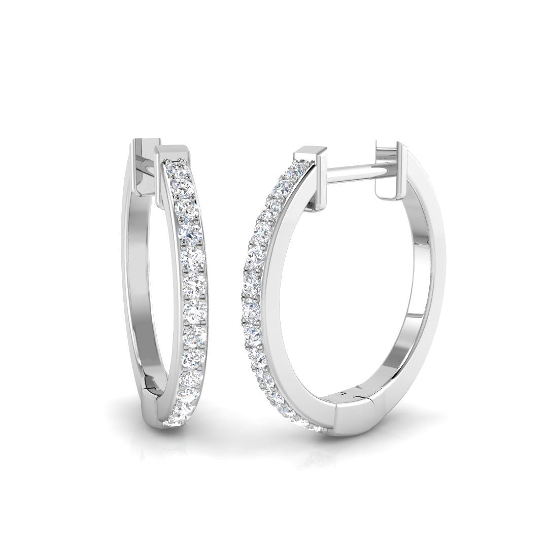 0.15 ct Natural Diamond Round Earrings