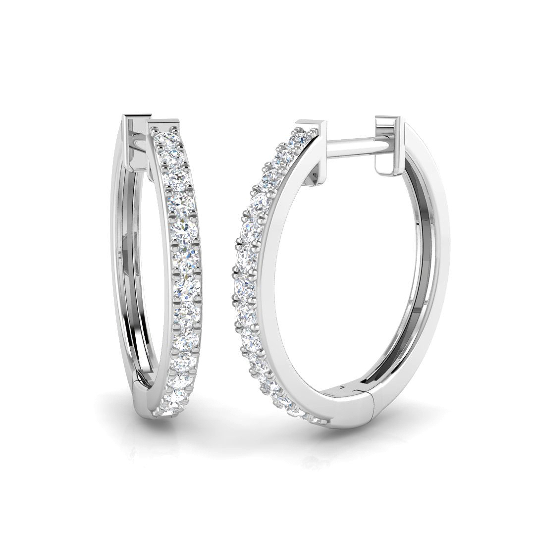 0.25 ct Natural Diamond Round Earrings