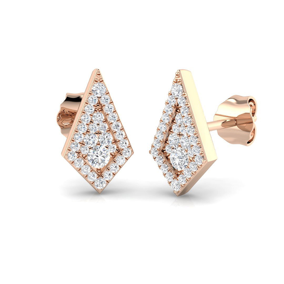 0.2 ct Natural Diamond Round Earrings