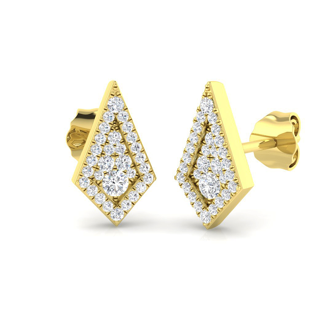 0.2 ct Natural Diamond Round Earrings