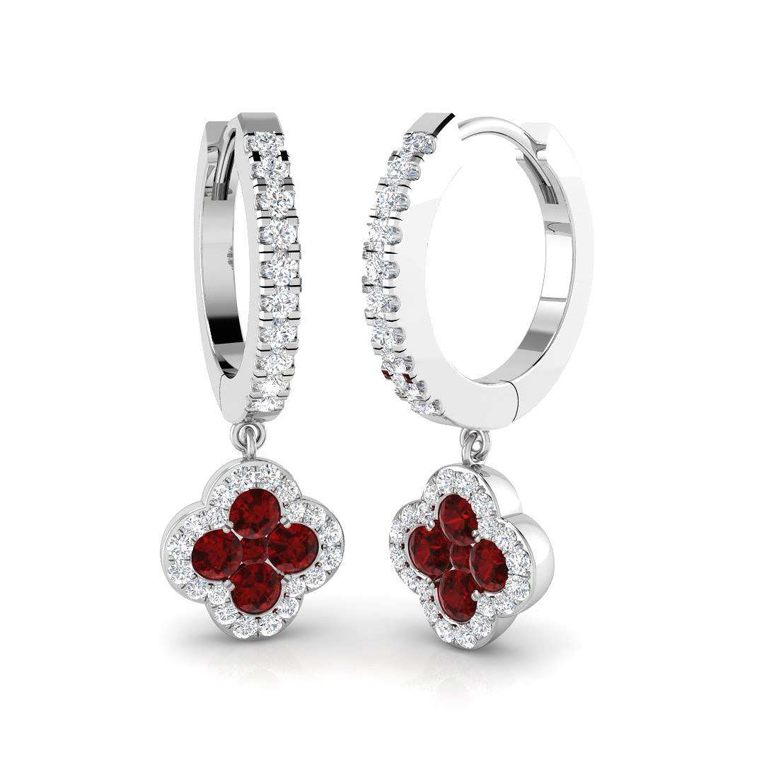 1 ct Natural Diamond Round Earrings