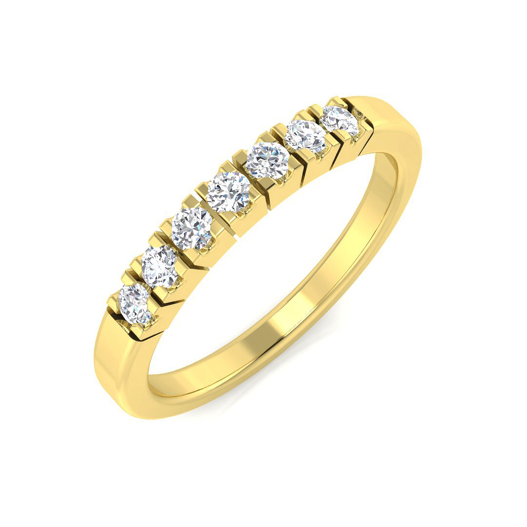 0.2 ct Natural Diamond Round Ring