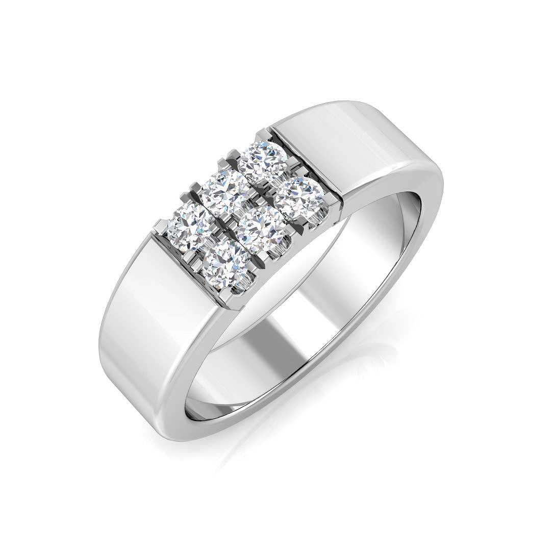 0.3 ct Natural Diamond Round Ring