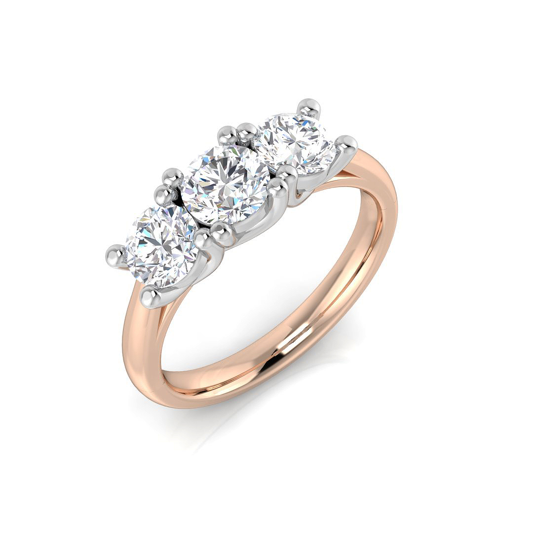 1.65 ct Natural Diamond Round Ring