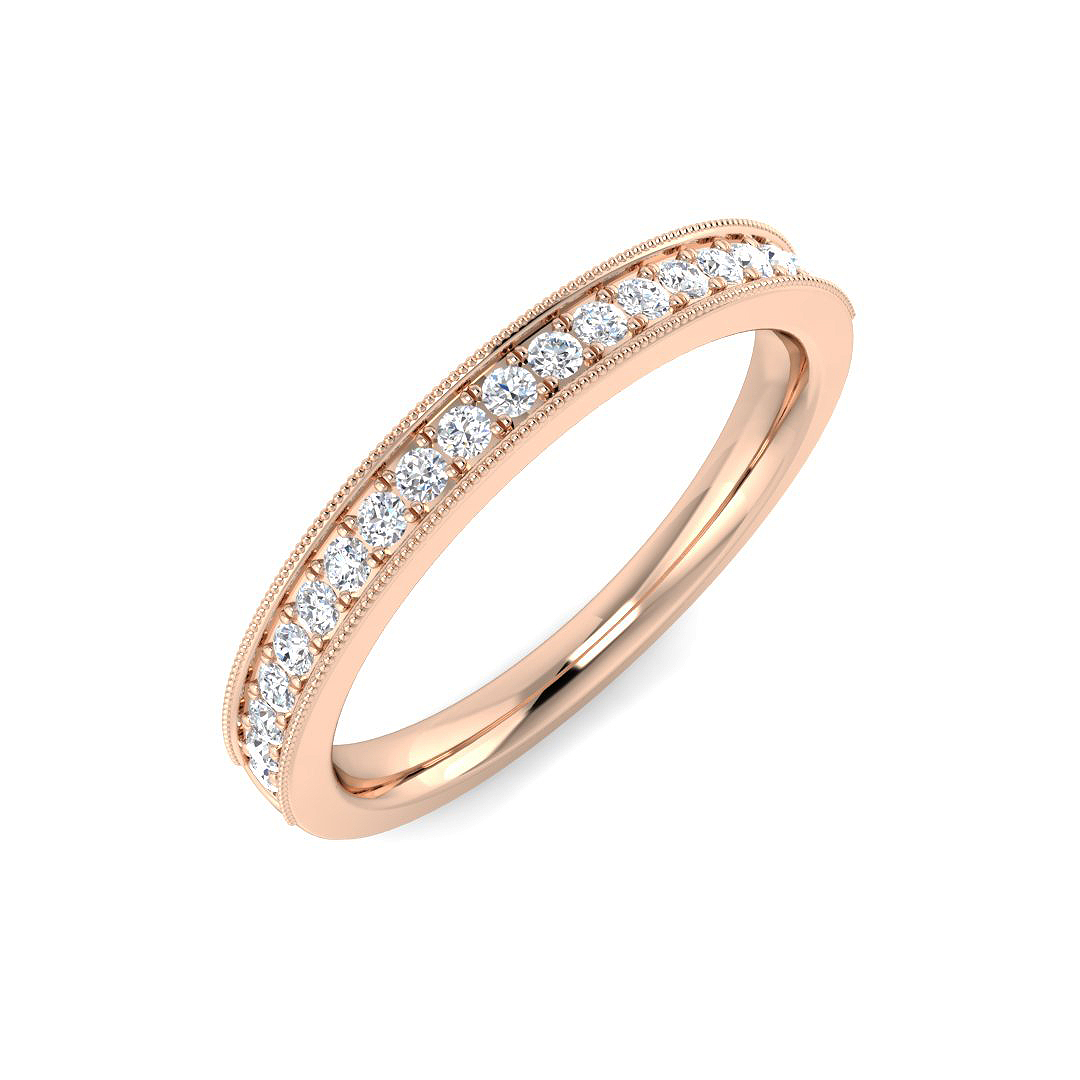 0.2 ct Natural Diamond Round Ring