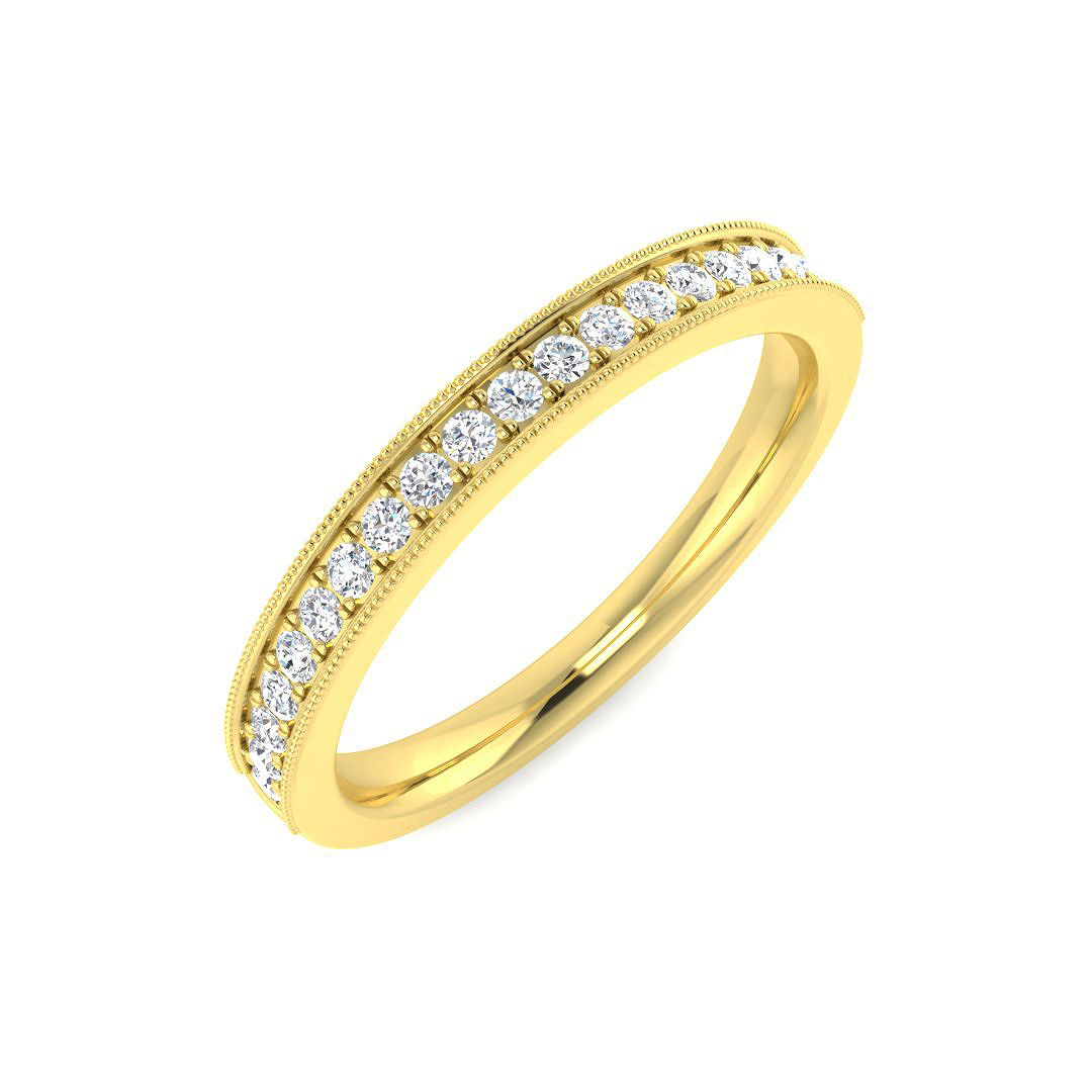 0.2 ct Natural Diamond Round Ring