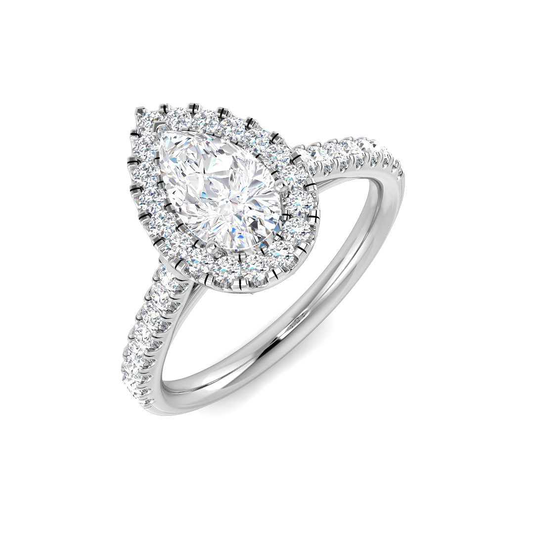 0.4 ct Natural Diamond Round Ring