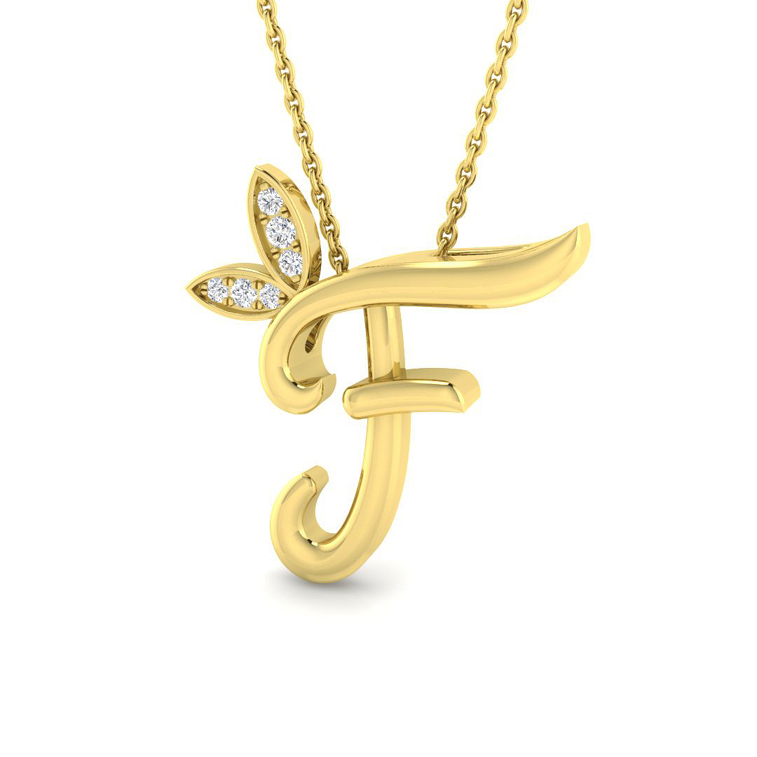 0.05 ct Natural Diamond Round Pendant