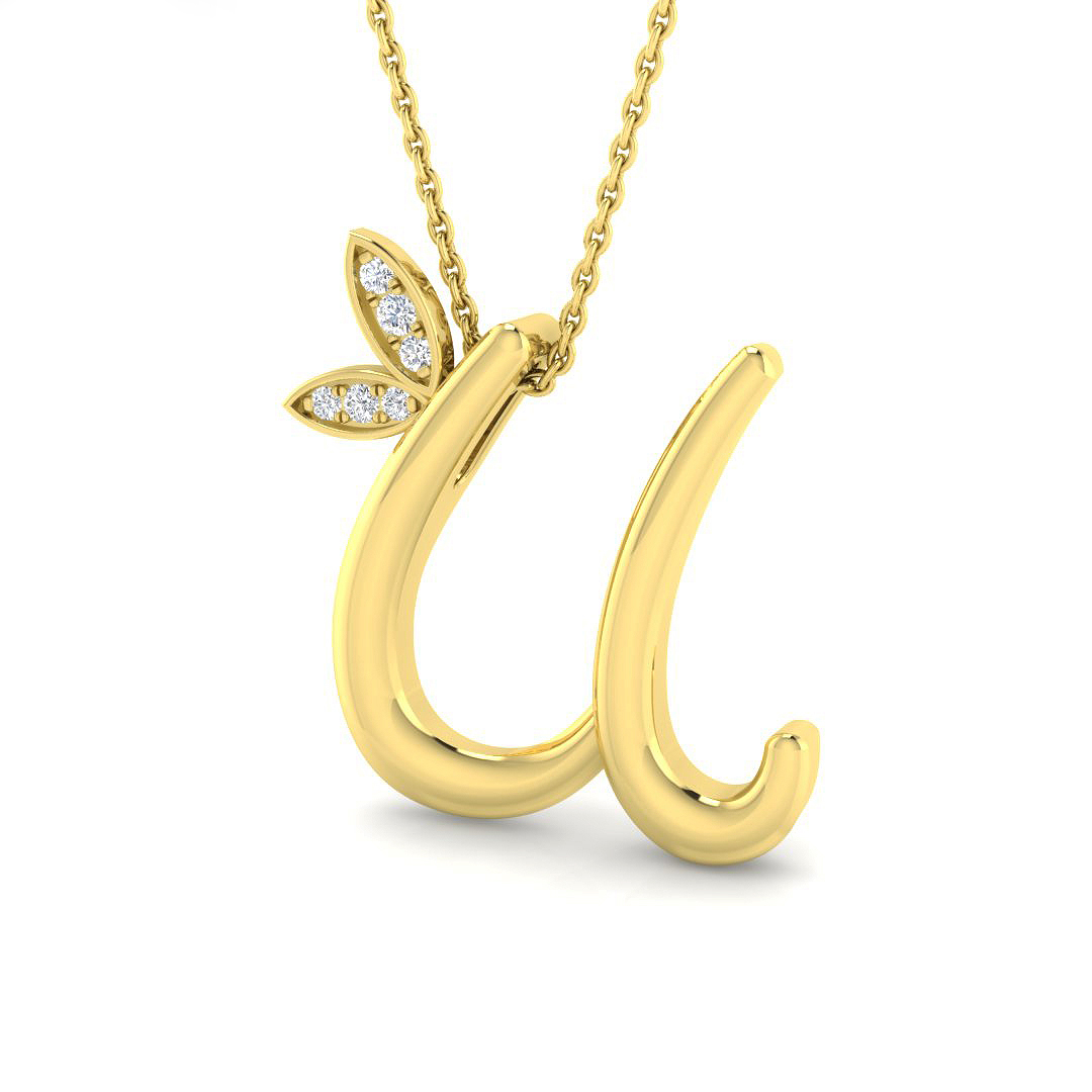 0.05 ct Natural Diamond Round Pendant