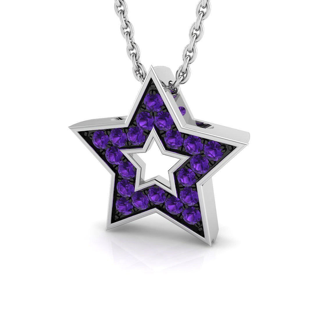 0.2 Ct Natural Diamond Round Cut  in 9K White Gold