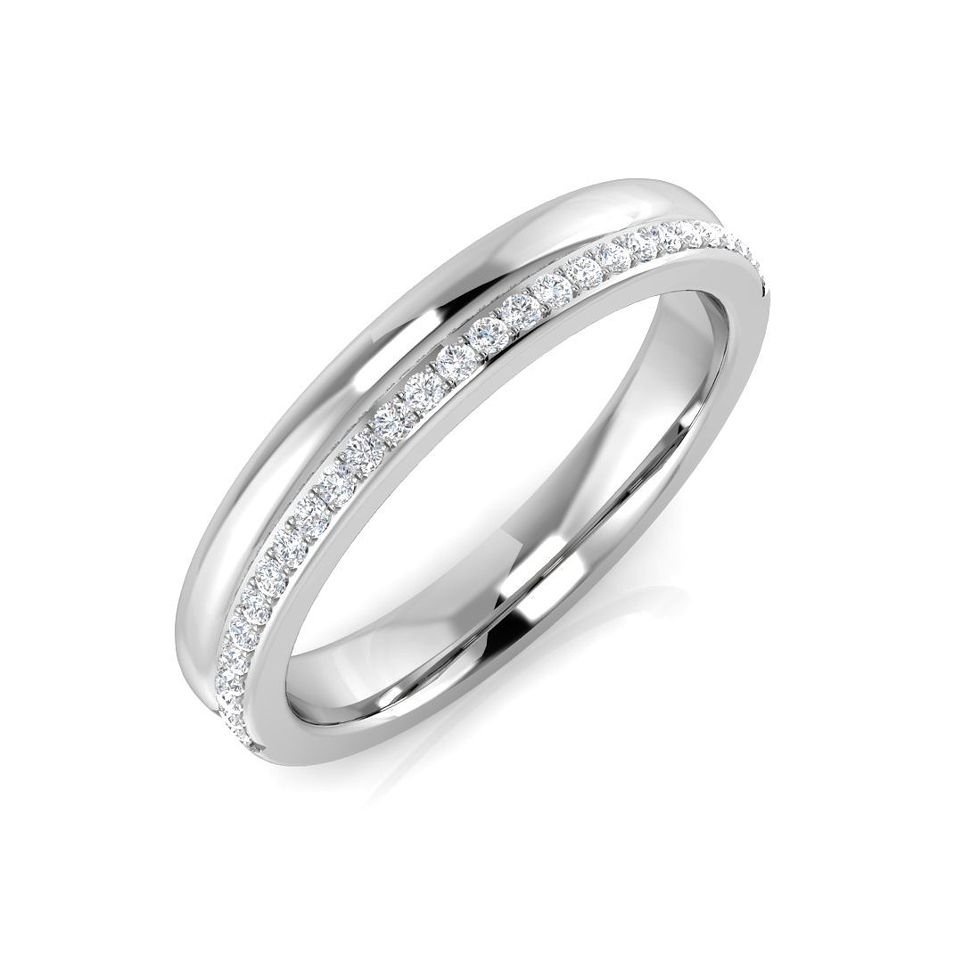 0.1 ct Natural Diamond Round Ring