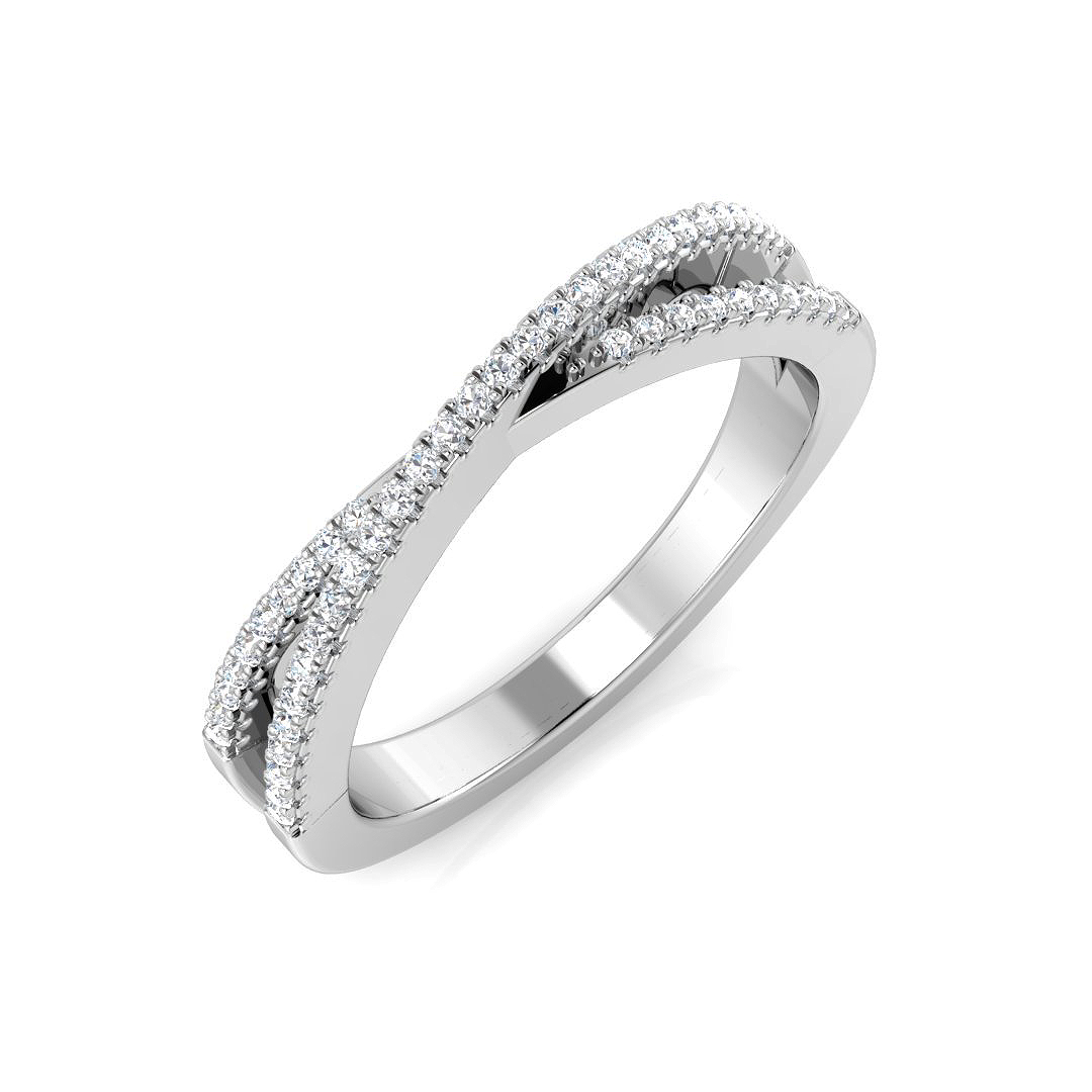 0.1 ct Natural Diamond Round Ring