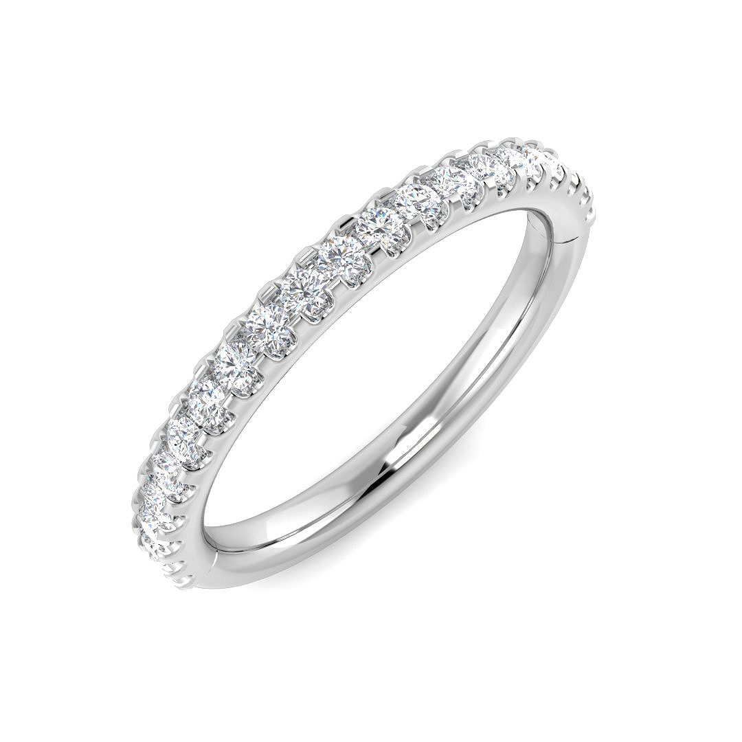 0.35 ct Natural Diamond Round Ring
