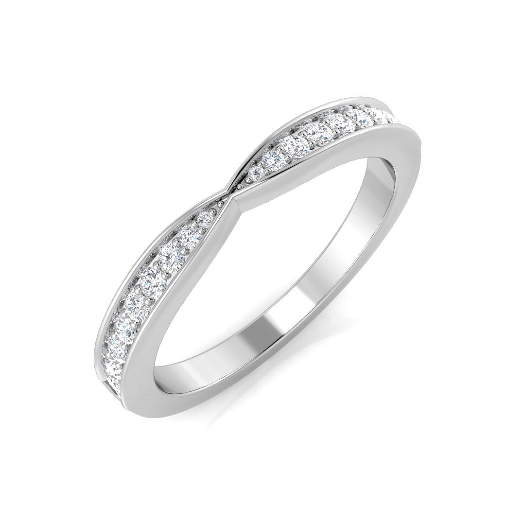 0.2 ct Natural Diamond Round Ring