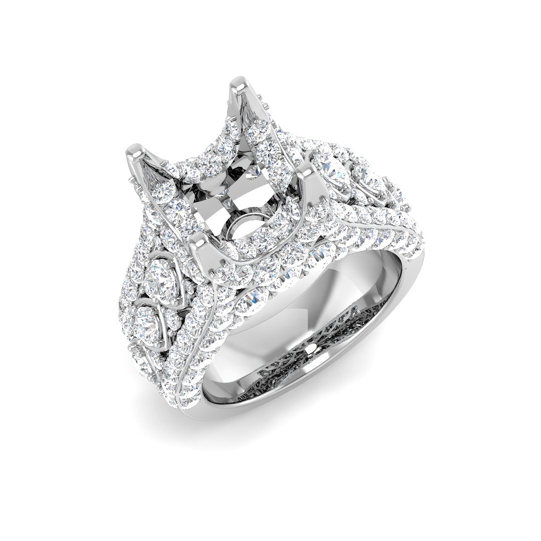 2.65 ct Natural Diamond Round Ring