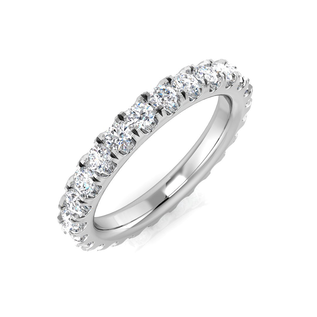 0.95 ct Natural Diamond Round Ring