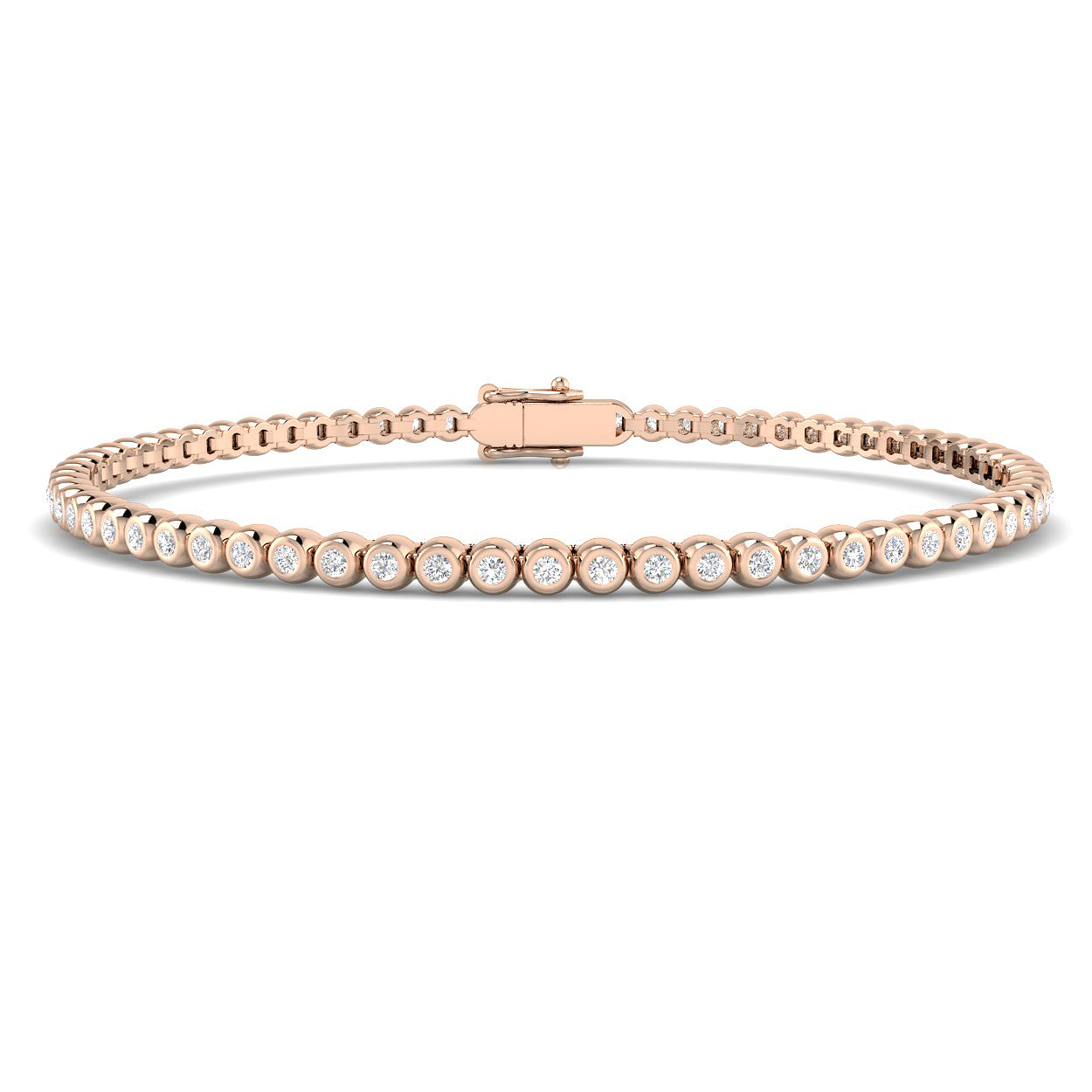 1.1 ct Natural Diamond Round Bracelet