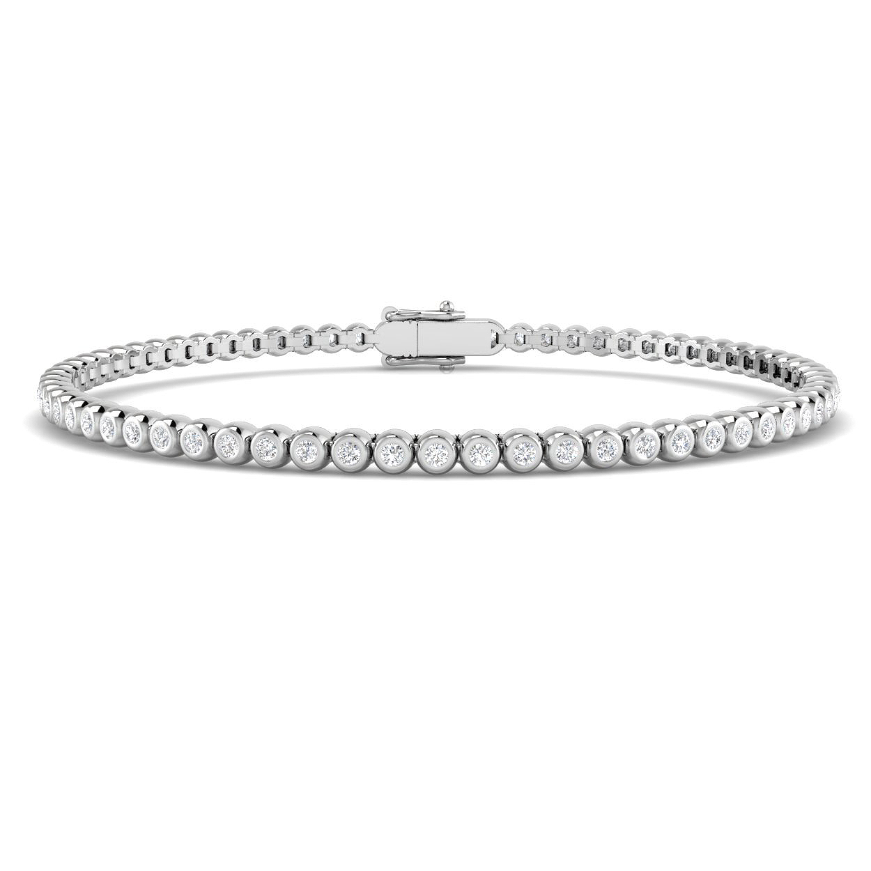 1.1 ct Natural Diamond Round Bracelet