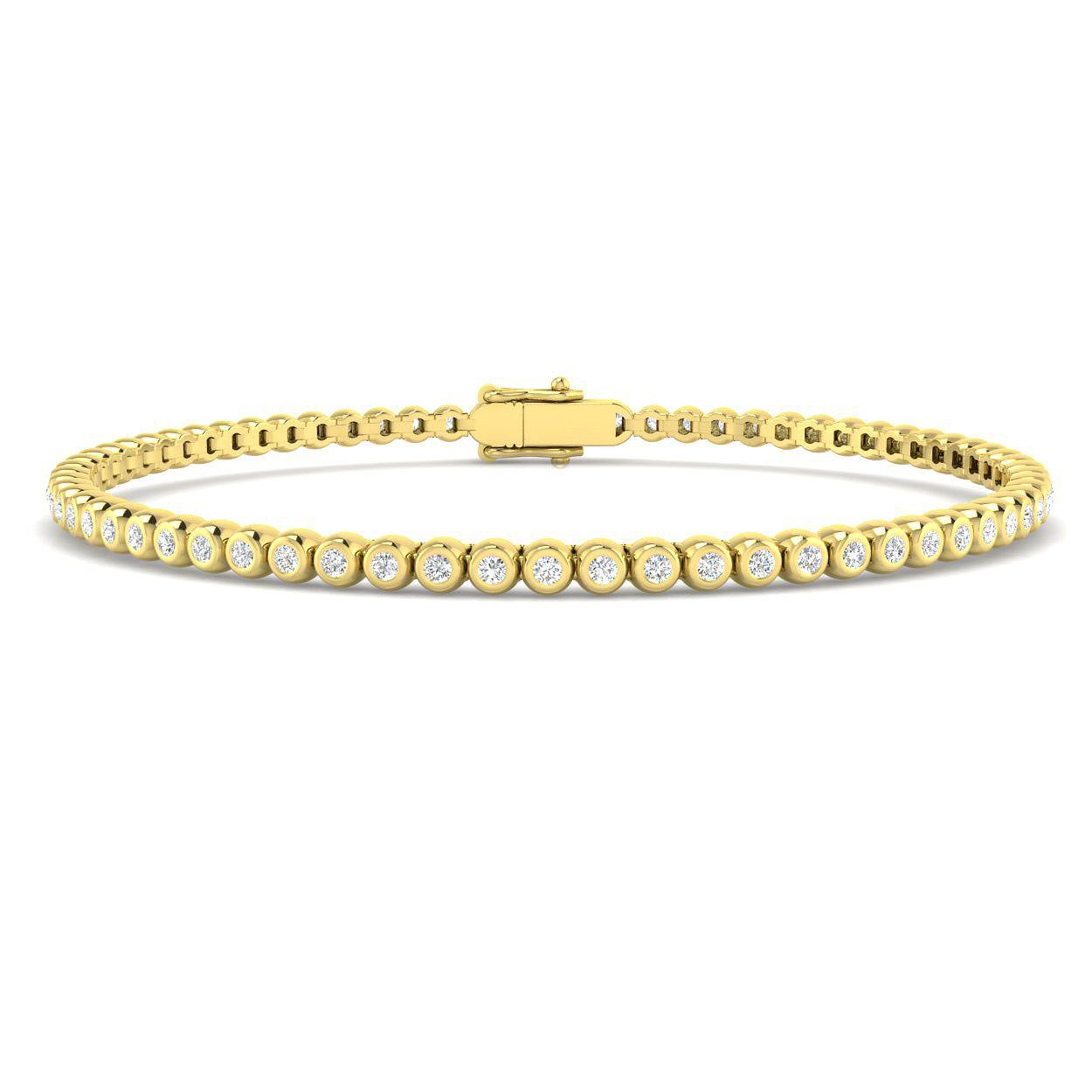 1.1 ct Natural Diamond Round Bracelet