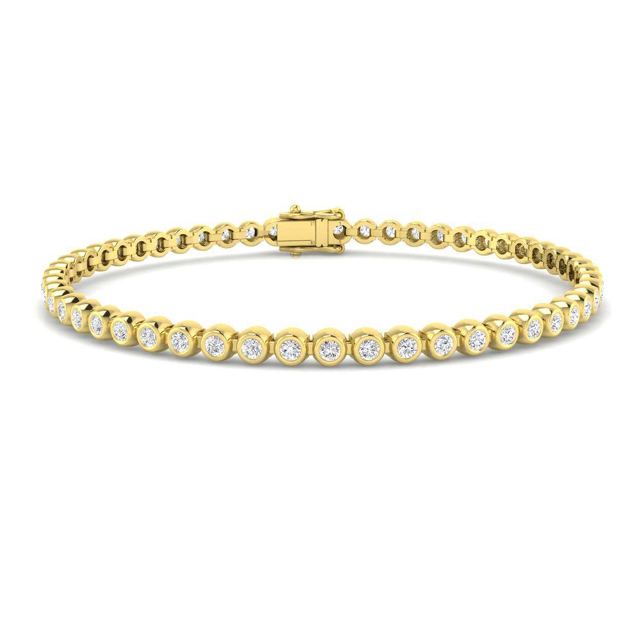 1.95 ct Natural Diamond Round Bracelet