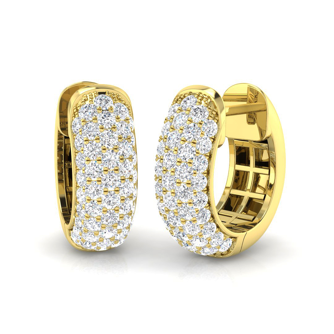 0.4 ct Natural Diamond Round Earrings