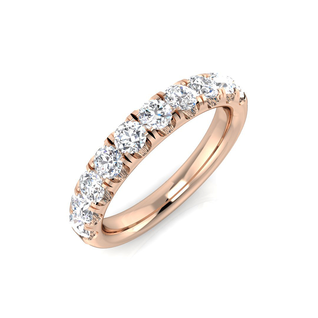 1.05 ct Natural Diamond Round Ring