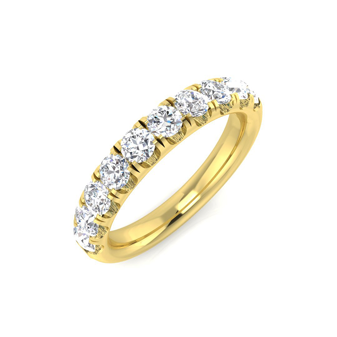 1.05 ct Natural Diamond Round Ring