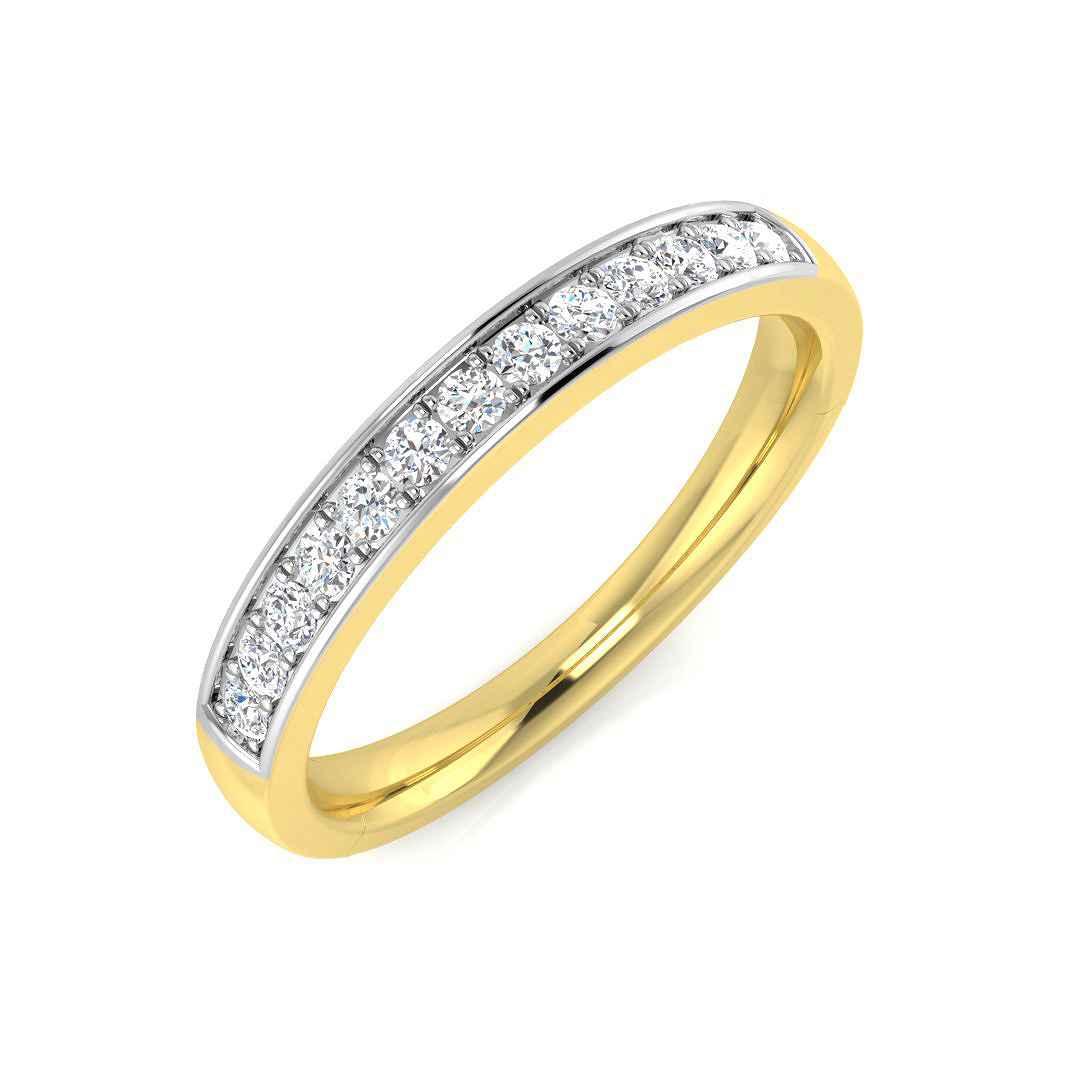 0.2 ct Natural Diamond Round Ring