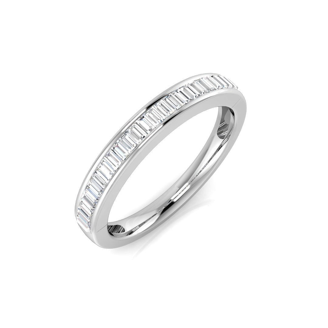 0.3 ct Natural Diamond Baguette Ring