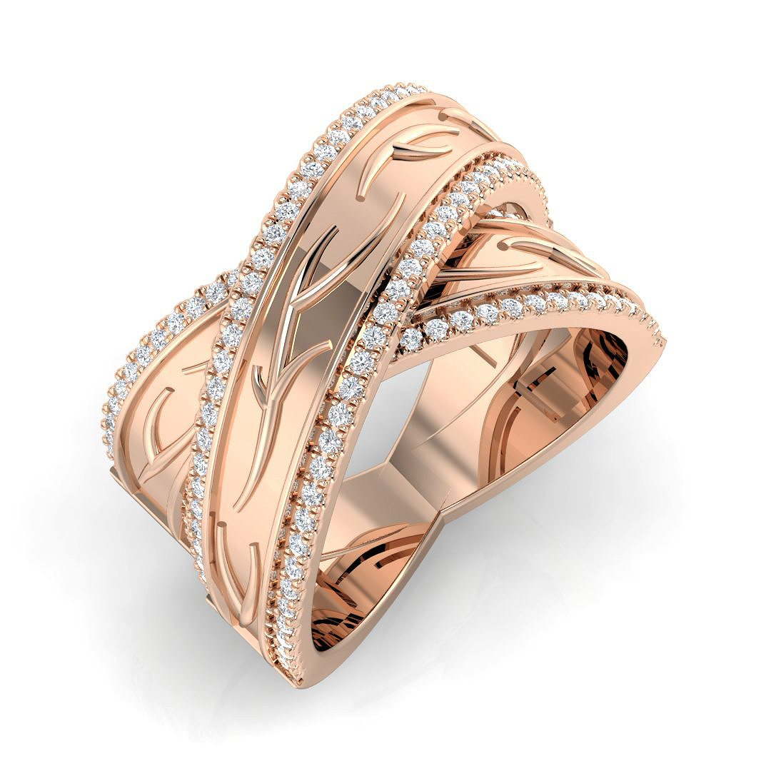 0.5 ct Natural Diamond Round Ring