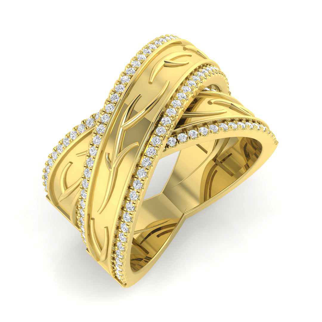 0.5 ct Natural Diamond Round Ring