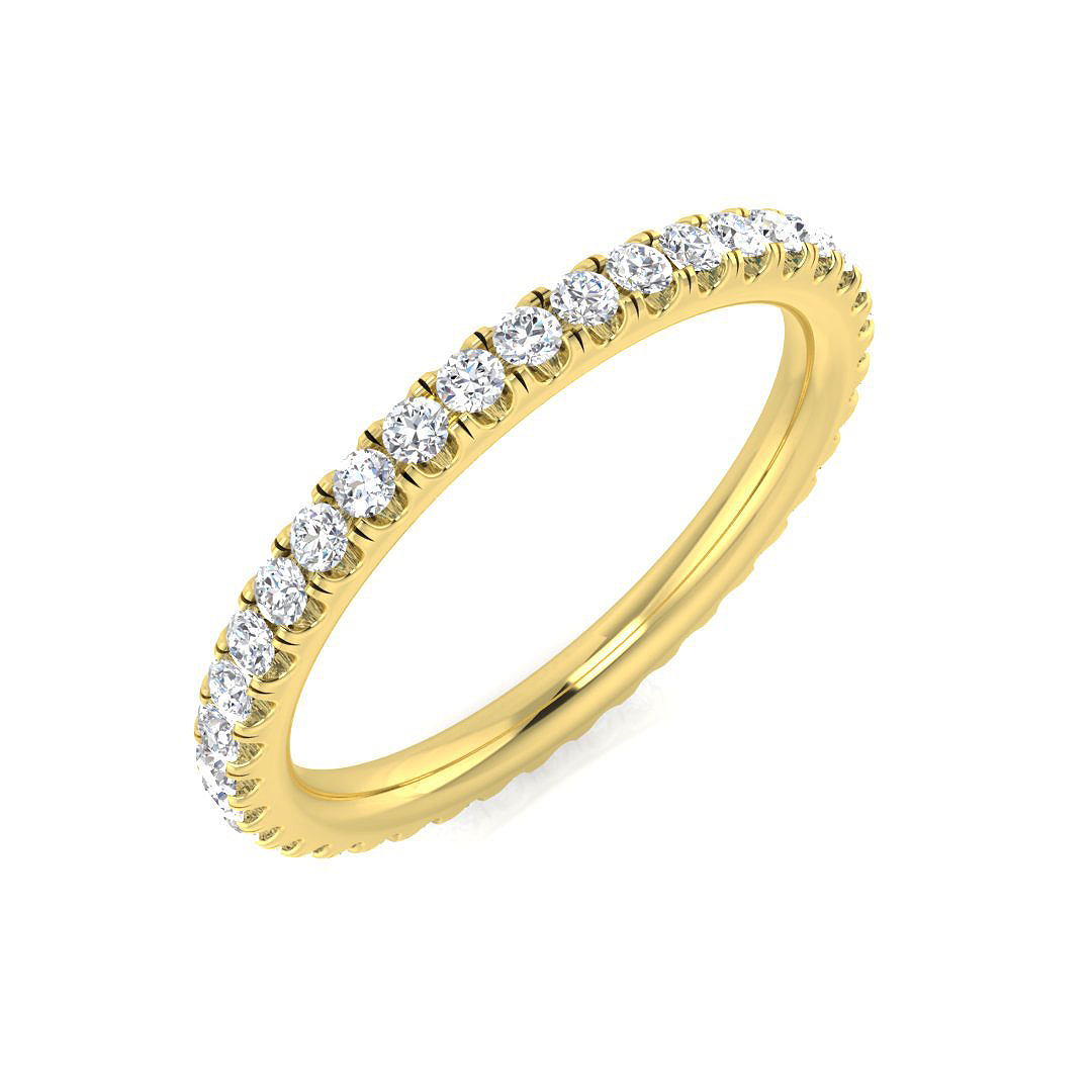 0.5 ct Natural Diamond Round Ring