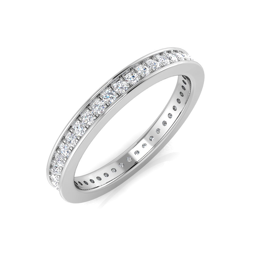 0.45 ct Natural Diamond Round Ring