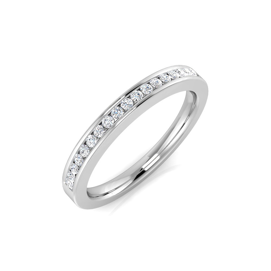 0.15 ct Natural Diamond Round Ring