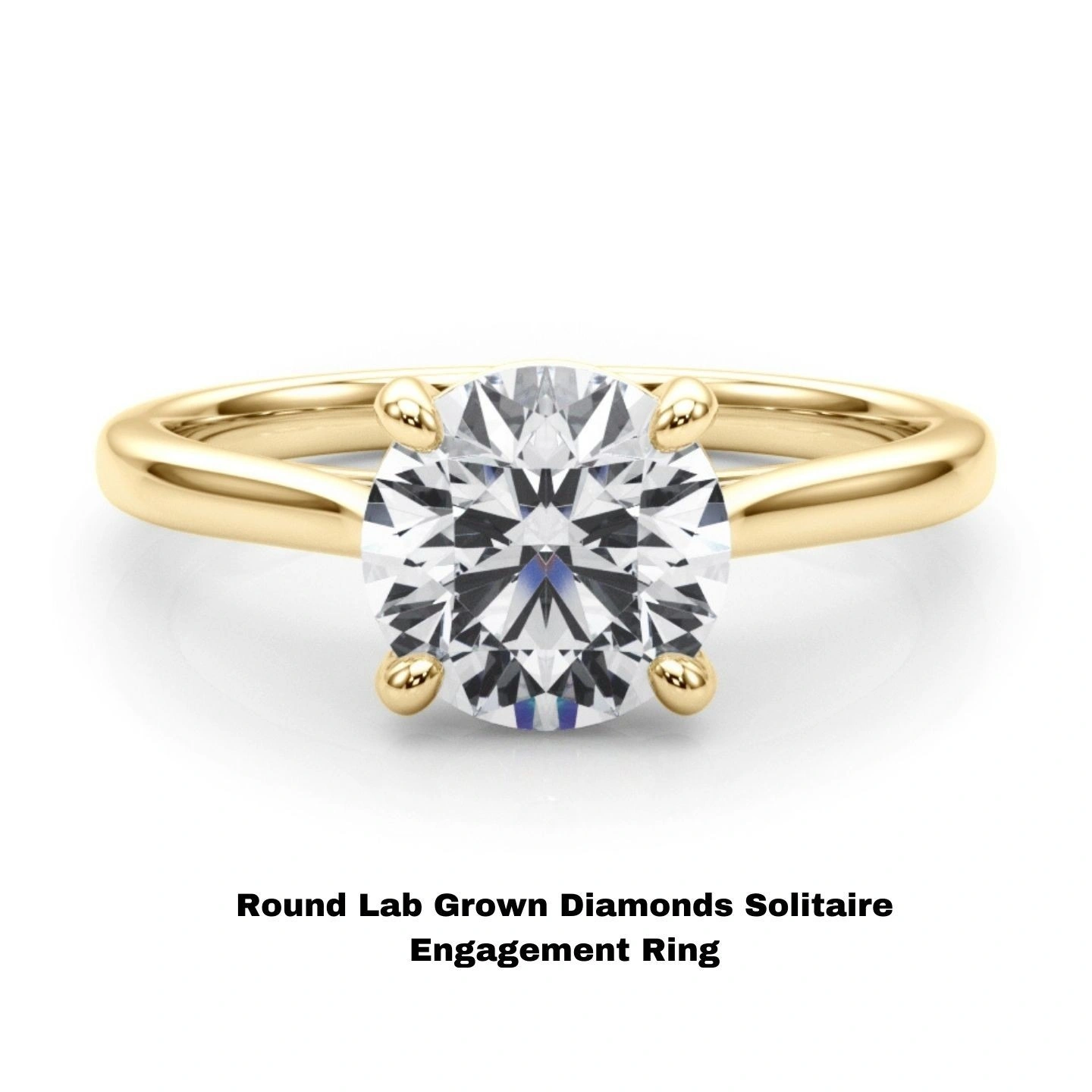 Lydia 0.75ct Lab-Grown Round Diamond Solitaire Ring