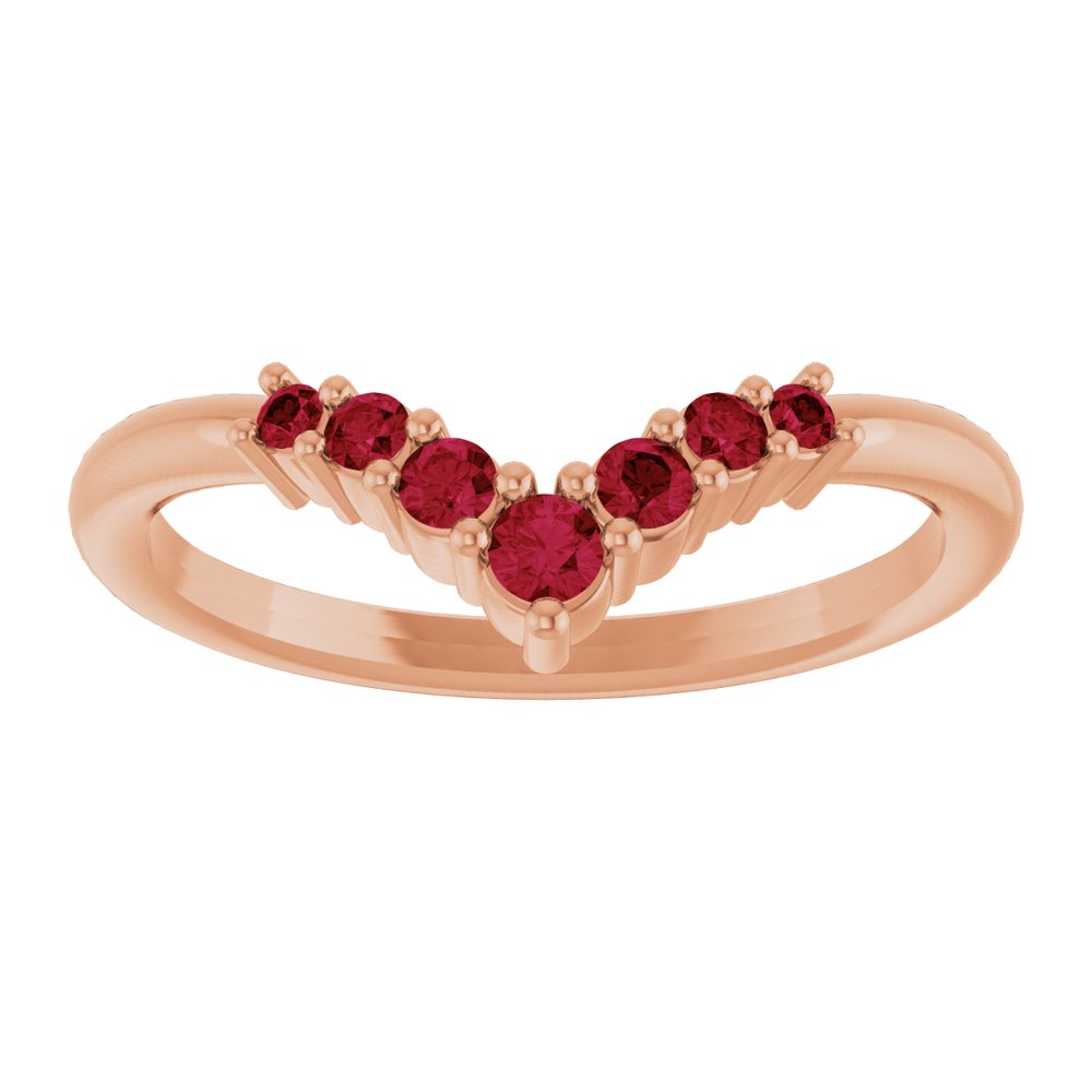 Zailey Natural Ruby  Engagement Ring