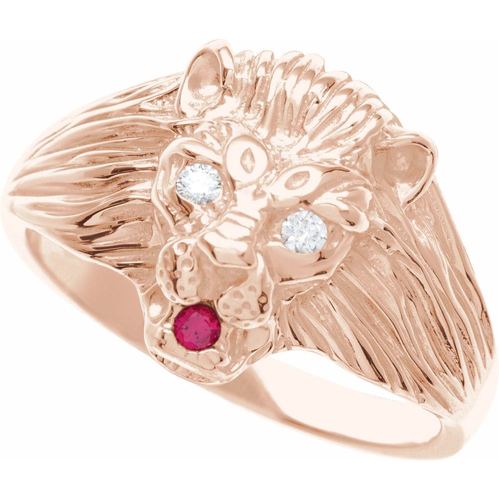 Zamiyah Natural Ruby  Engagement Ring