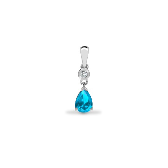 Amiree Aquamarine Prong-Set 