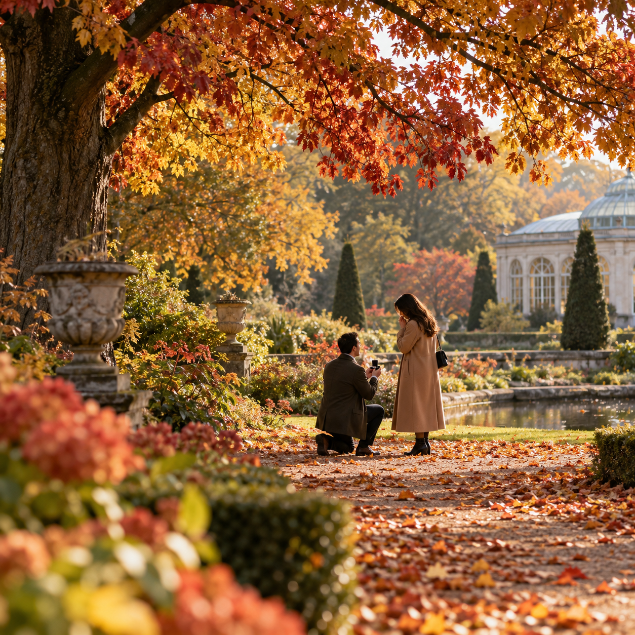 Autumn proposal inspired by Kew Gardens in London